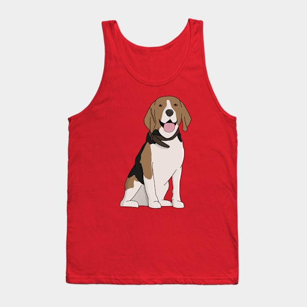 Beagle Tank Top by AMCArts